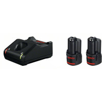 Bosch Professional Starter Set 2 batterie GBA 12V 2.0Ah + caricabatteria GAL 12V-40 - 1600A019R8