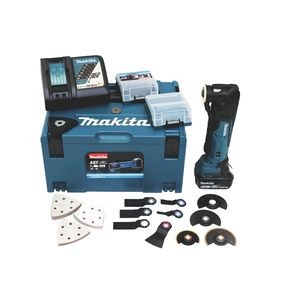 Makita Akku-Multifunktionswerkzeug 18V, Akku 5Ah, Schnellladegerät DC18RC - DTM51RT1J3