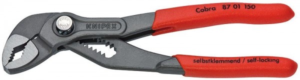 Knipex KNIPEX Cobra Hightech-waterpomptang met anti-slip kunststof bekleed 150 mm - 87 01 150 SB