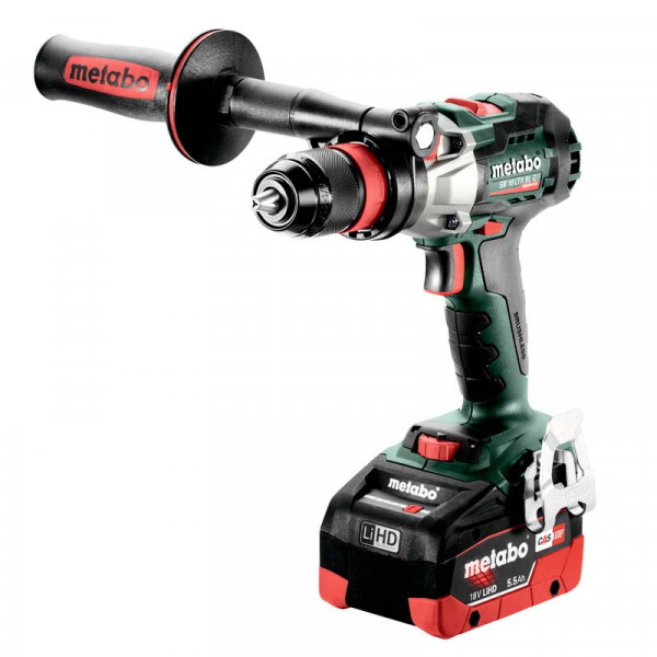 Metabo Akku-Schlagbohrschrauber SB 18 LTX BL Q I, 18V/2x5.5Ah LiHD, Ladegerät ASC 145, metaBOX 145 L - 602361660