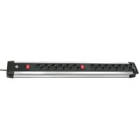 Brennenstuhl Prolongateur multiprise Premium ALU Line 2x 6 Prises Noir