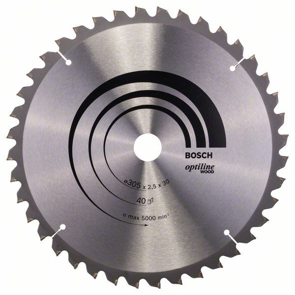 Bosch Professional List kružne pile Optiline Wood 305 x 30 x 2,5 mm, 40 - 2608640440