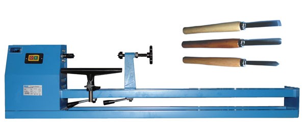 Güde Drechselmaschine 1000 + Drechselbeitel Satz 3 teilig