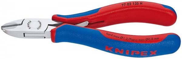 Knipex Elektronica-zijsnijtang met ingezette snijkant van hard metaal 135 mm - 77 02 135 H