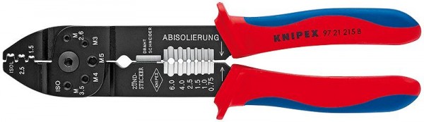 Knipex Krimptang gebruineerd met meer-componentengrepen 230 mm - 97 21 215 B SB