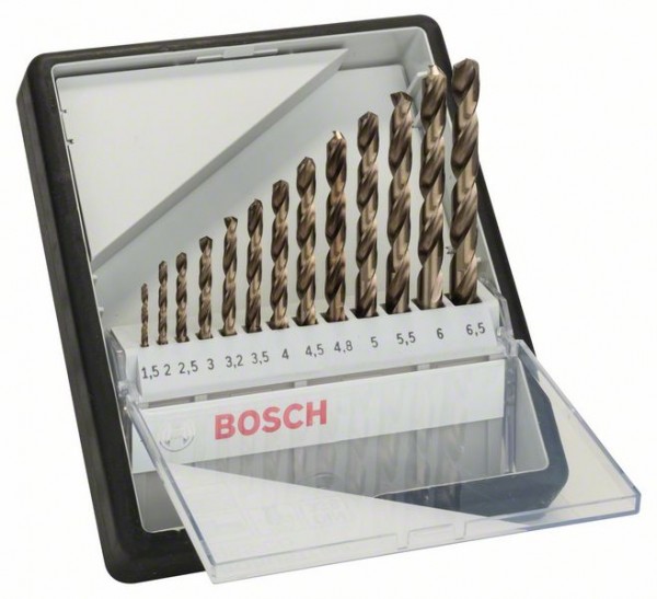Bosch Professional 13-dijelni Robust Line set svrdla za metal HSS-Co 1,5; 2; 2,5; 3; 3,2; 3,5; 4; 4 - 2607019926