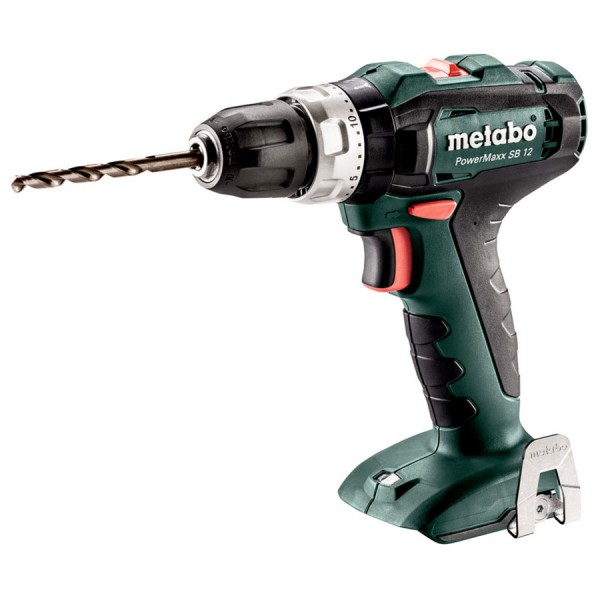 Metabo Trapano-avvitatore a percussione a batteria PowerMaxx SB 12, MetaLoc - 601076840