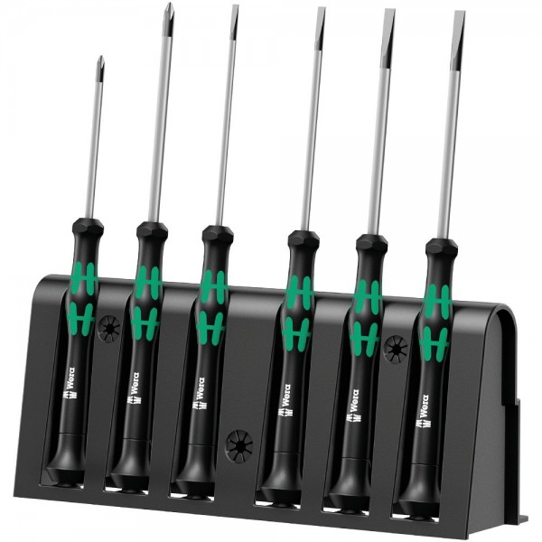 Wera 2035/6 B Micro-schroevendraaierset + Houder, 6 -delig - 05118152001
