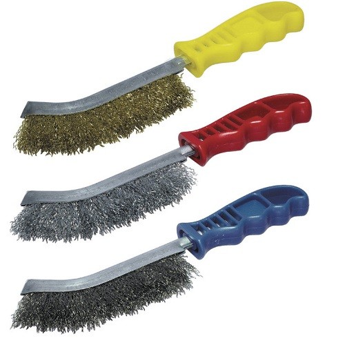 Wolfcraft Handdrahtbürsten-Set, 3-tlg - 2138000