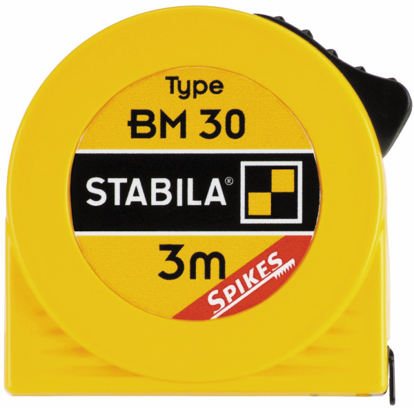 Stabila Flessometro BM 30, 8 m, con gancio Spike - 16452