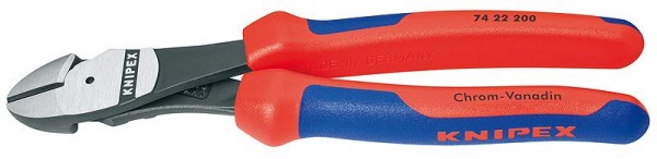 Knipex Kracht-zijsnijtang met meer-componentengrepen 200 mm - 74 22 200