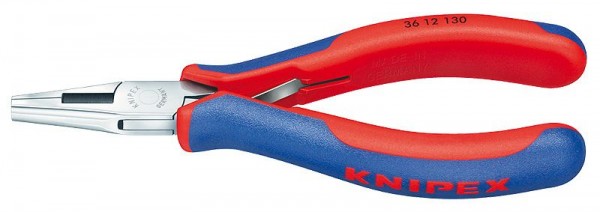 Knipex Elektronica-montagetang spiegelgepolijst met meer-componentengrepen 130 mm - 36 12 130