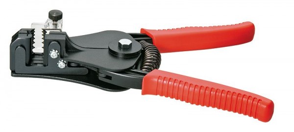 Knipex Pinza spelacavi con lame sagomate rivestiti in resina sintetica 180 mm - 12 21 180
