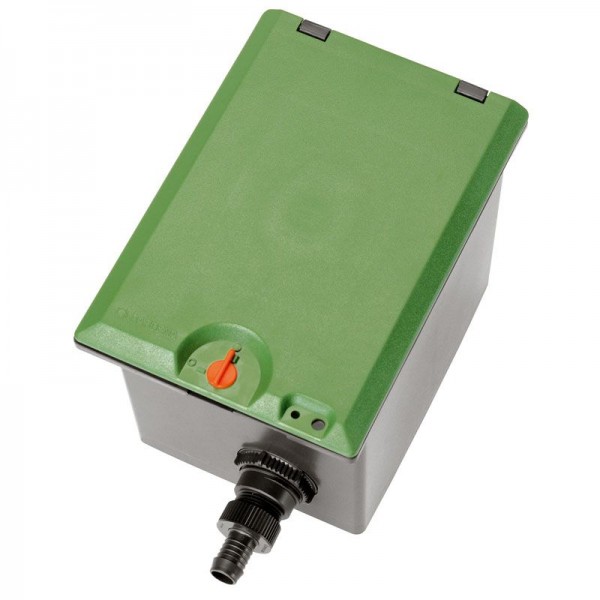 Gardena Arqueta premontada de 1 vía para electroválvula de 24 V o una electroválvula de 9 V - 01254-20