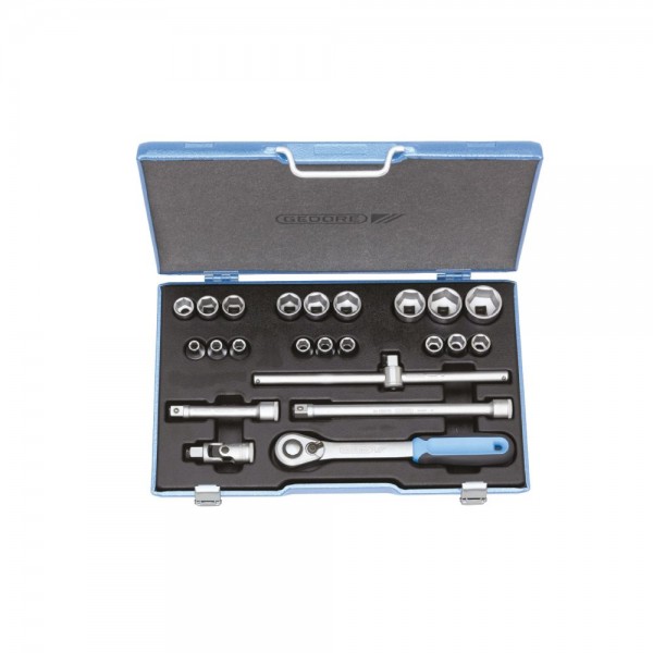 Gedore Dopsleutelset 1/2" 23-dlg 8-32 mm - 19 EMU-20