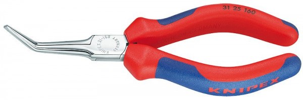 Knipex Pinza prensile (a becchi lunghissimi) rivestiti in materiale bicomponente 160 mm - 31 25 160