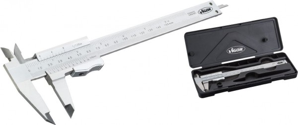 Vigor Messschieber, mechanisch - Gesamtlänge: 235 mm - V4690