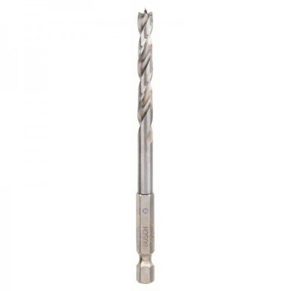Bosch Professional Holzspiralbohrer, 1/4"-Sechskantschaft, 6 x 63 x 106 mm