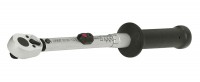 Hazet Drehmoment-Schlüssel - Toleranz: 2% - Vierkant massiv 10 mm (3/8 Zoll) - Gesamtlänge: 335 mm - Nm min-max: 5 - 60 - 6110-1CT