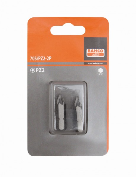 Bahco Bits PZ2, 32mm, 2 Stück - 70S/PZ2-2P