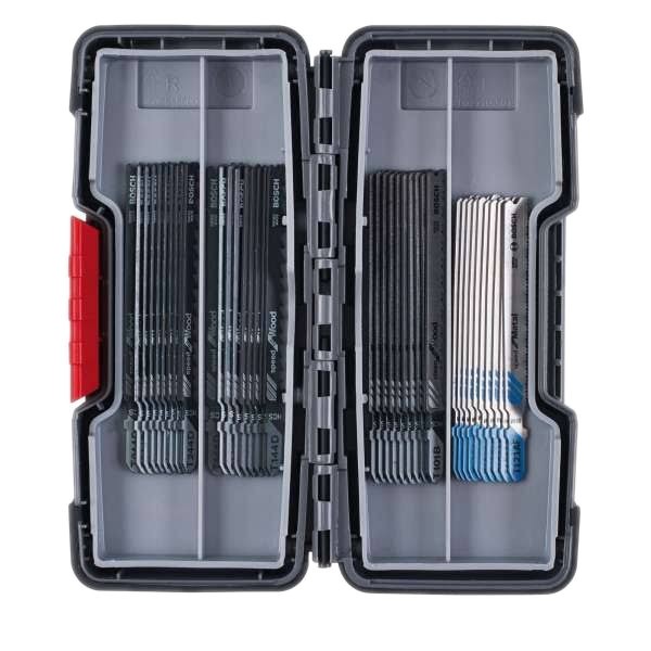 Bosch Professional Juego de 40 hojas de sierra de calar Wood and Metal - 2607010904