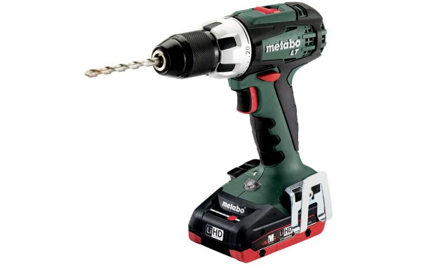Metabo BS 18 LT Akku-Bohrschrauber, 2x18V/4Ah LiHD, Ladegerät ASC 30-36 V, Kunststoffkoffer - 602102800