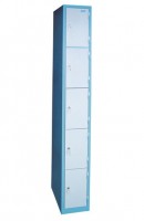 Güde Armadietti a colonna con 5 reparti - 260 x 500 x 1920 mm