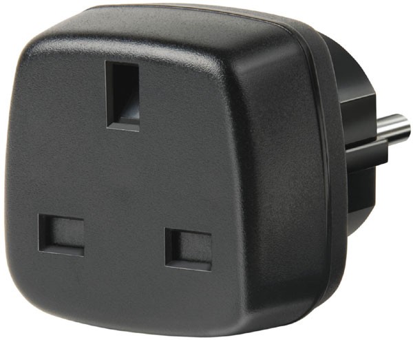 Brennenstuhl Adaptador de viaje, conector de tierra, GB - 1508530