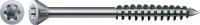 Spax Vissage pour planchers en bois, Filetage partiel, Tête fraisée (500 pièces) - 35703503203011