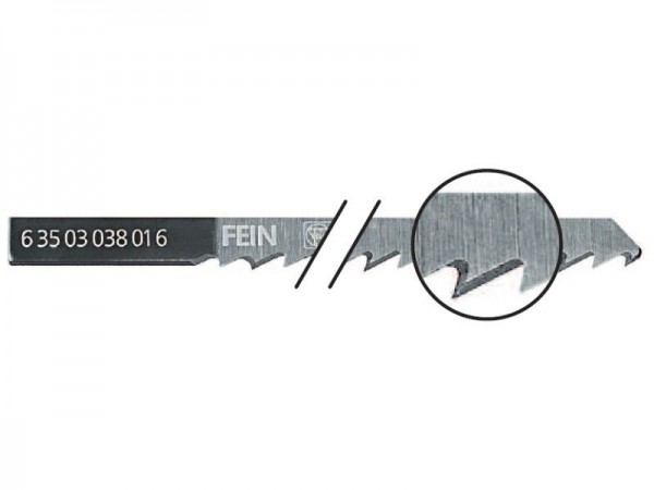 Fein Lames droites 88 mm, espacement des dents 4,0 mm - 63503038016