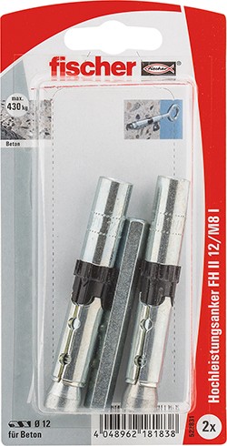Fischer Ancorante ad alte prestazioni FH II-I 12/M8 - 522831