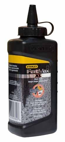 Stanley Schlagschnurkreide FatMax XL, Schwarz