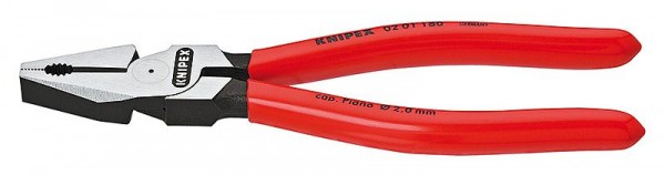 Knipex Pinza universale tipo "forte" rivestiti in resina sintetica 225 mm - 02 01 225