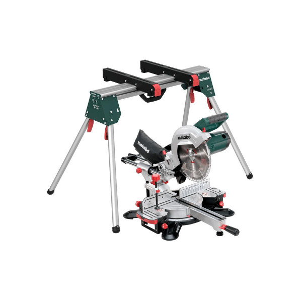 Metabo Kappsäge KGS 254 M Set, mit Maschinenständer KSU 100, Karton - 690993000