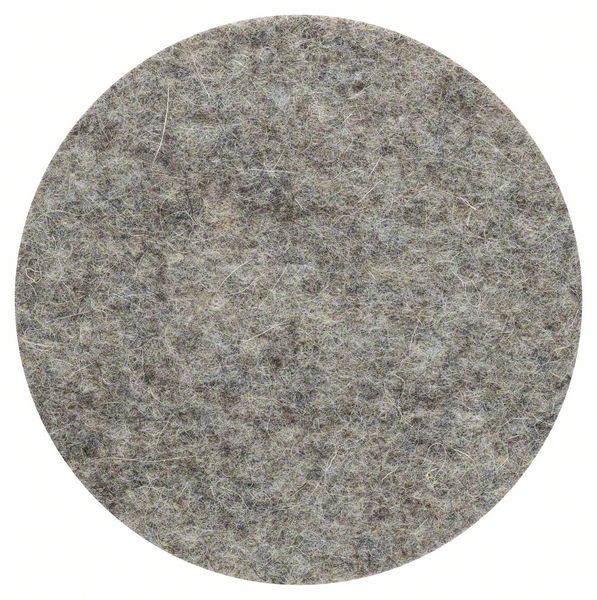 Bosch Professional Polierfilz für Exzenterschleifer, weich, Klett, 128 mm, 5er-Pack