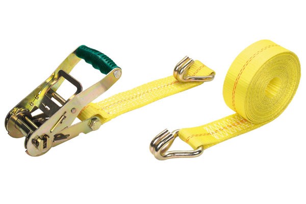 Wolfcraft Cinghie di serraggio a cricchetto con gancio 5 m