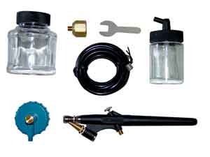 Güde Pistolet Airbrush Hobby Set - 02673