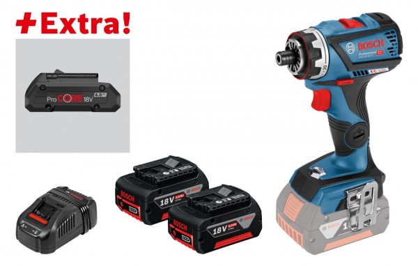 Bosch Professional Accuschroefboormachine GSR 18V-60 FC, 2x5,0Ah accu, ProCORE18V 4.0Ah, L-BOXX - 0615990K7K