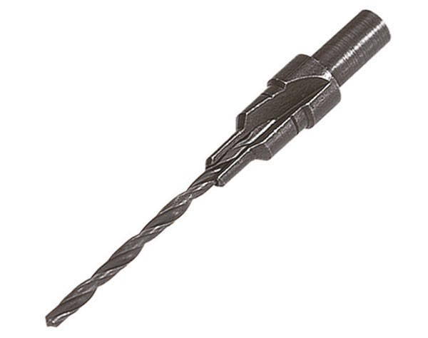 Wolfcraft 1 broca, para tornillos de cabeza avellanada de 5 - 6 mm, 4,5 - 12 mm - 2545000