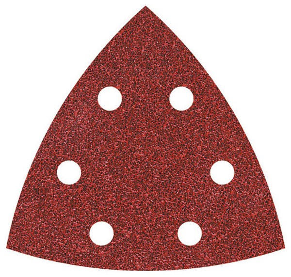 Wolfcraft fogli abrasivi velcro, perforati, corindone grana 60