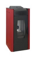 Güde Stufa a pellet GP 85 B - 100W, 230V, rosso Bordeaux
