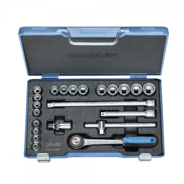 Gedore Dopsleutelset 3/8" 22-dlg UD 6-22 mm - D 30 HMU-3