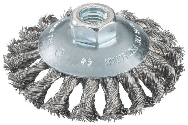 Metabo Brosse métalliques circulaires, fil d'acier torsadé 125 mm, M 14 - 626771000