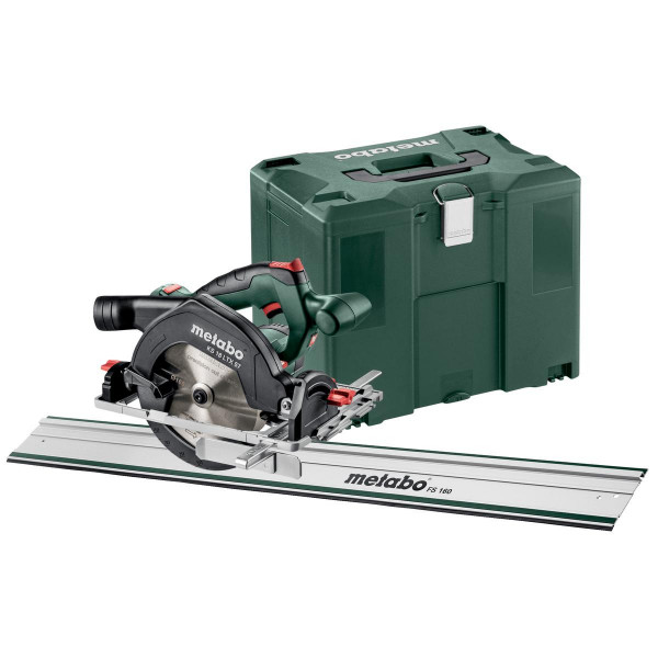 Metabo Akku-Handkreissäge KS 18 LTX 57 FS Set, mit Führungsschiene FS 160, MetaLoc (ohne Akku und Ladegerät) - 691065000