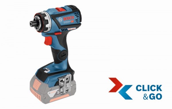 Bosch Professional Akku-Bohrschrauber GSR 18V-60 FC, Solo Version, 3 Aufsätze, L-BOXX - 06019G7103