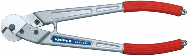 Knipex Staaldraad- en kabelschaar gepolijst met kunststof bekleed 600 mm - 95 81 600