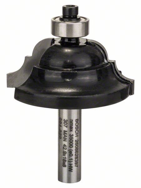 Bosch Professional Profilno glodalo D 8 mm, R1 6,3 mm, B 15 mm, L 18 mm, G 60 mm - 2608628397