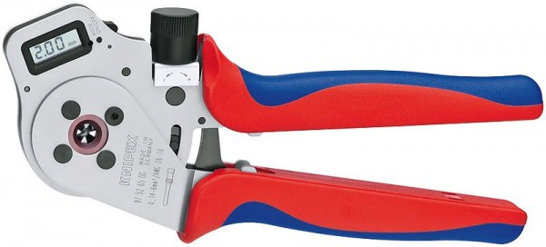 Knipex Vierdoornkrimptang voor gedraaide contacten met meer-componentengrepen 250 mm - 97 52 65 DG