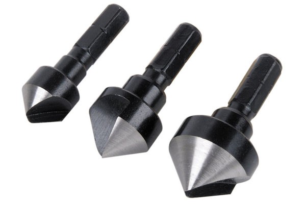 Wolfcraft Fraises d'encastrement pour tête de vis, 1 tranchant, . queue hexagonale