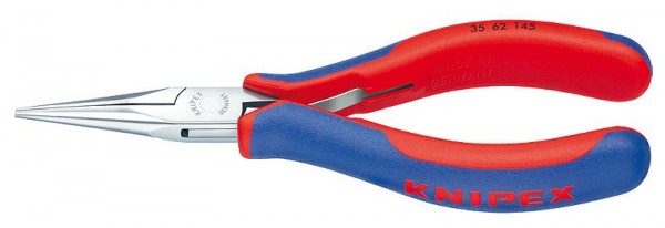 Knipex Elektronica-grijptang spiegelgepolijst met meer-componentengrepen 145 mm - 35 62 145 SB
